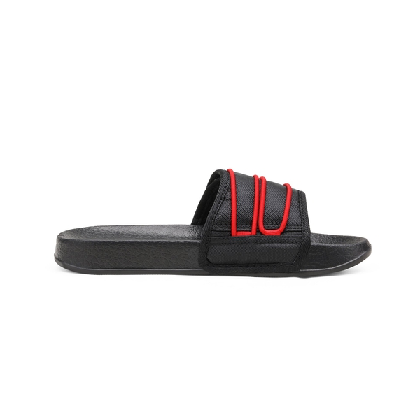 Boys Girls Slide Water Shoes - BLACK RED - 2